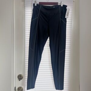 NWT Heroine Sport Black High Rise Full  Barre Leggings Womens XL